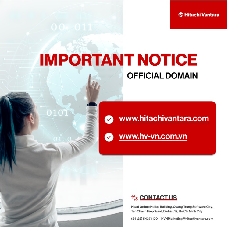 Hitachi Vantara Việt Nam Xác Thực Tên Miền Và Các Kênh Tuyển Dụng Chính ...