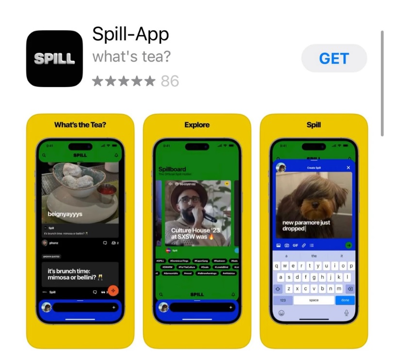 Mạng xã hội Spill thu hút khoảng 100 nghìn người dùng mới trong chỉ trong 2 ngày (Nguồn: WSJ)