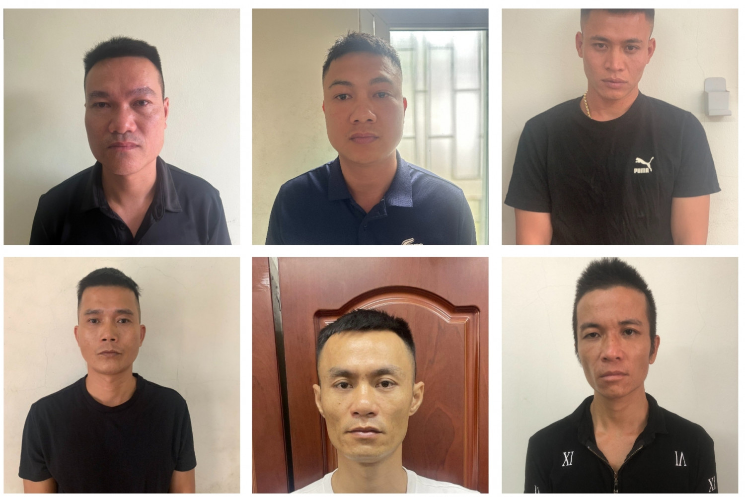 Nhóm đối tượng hoạt động tín dụng đen vừa bị Công an tỉnh Quảng Ninh bắt giữ.