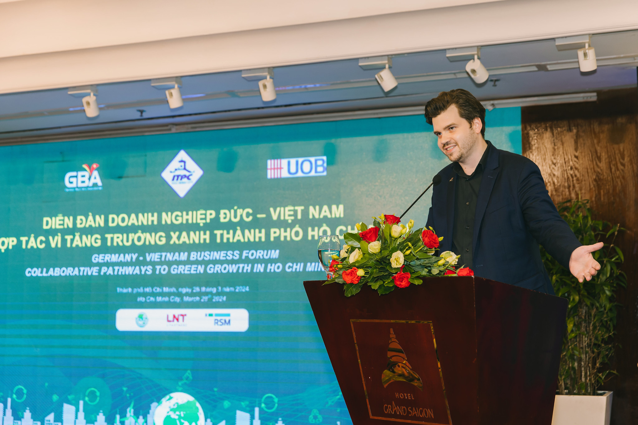 Chủ tịch GBA tại Diễn đàn doanh nghiệp Đức - Việt Nam hợp tác vì tăng trưởng xanh Tp.HCM