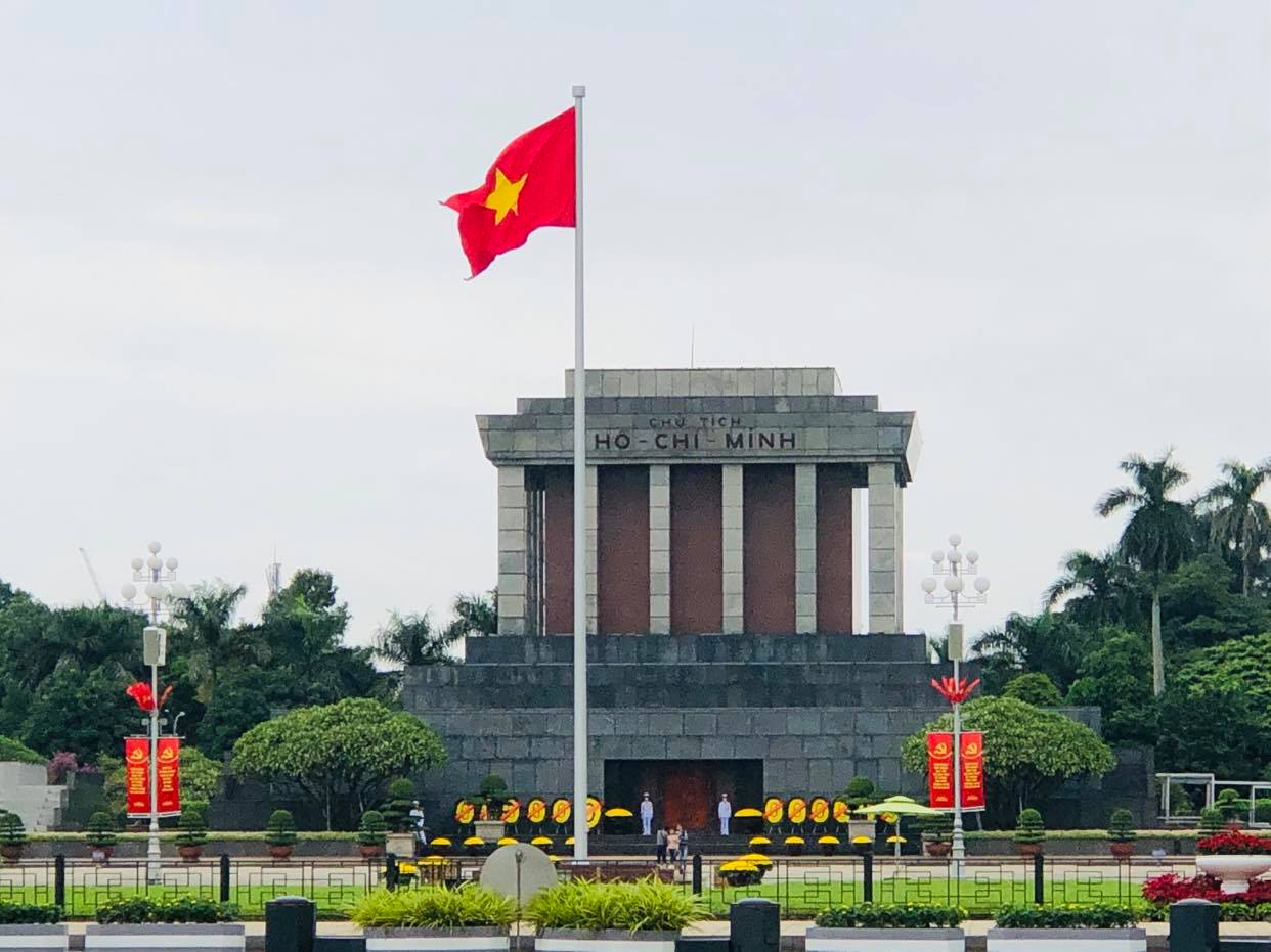 Lăng Chủ tịch Hồ Chí Minh trên Quảng trường Ba Đình. Ảnh tư liệu: Viết Tôn/Báo Tin tức