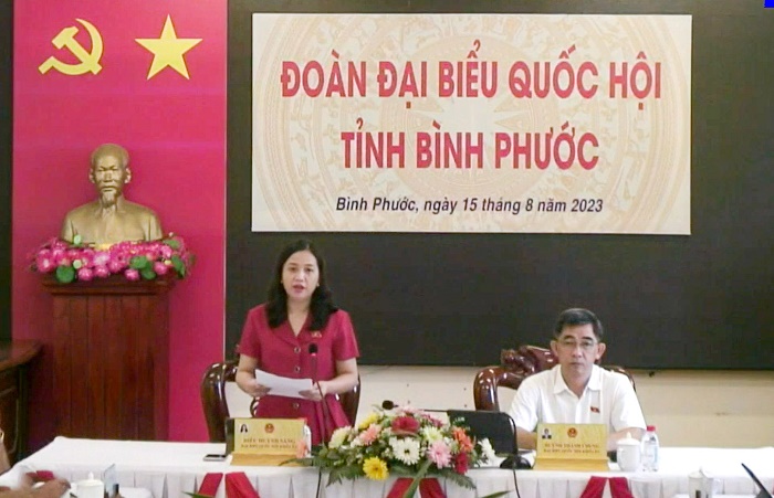 Đại biểu tỉnh Bình Phước chất vấn Bộ trưởng Bộ Tư pháp Lê Thành Long