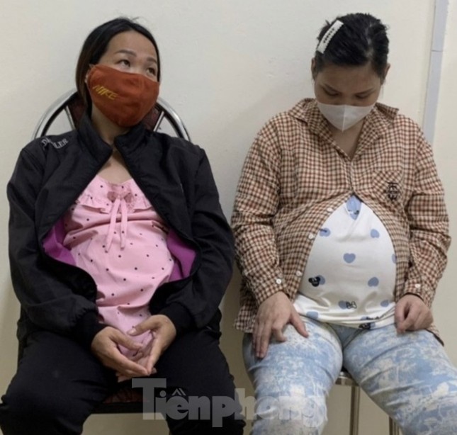 Ngăn chặn vụ 2 phụ nữ mang bầu sắp đến ngày sinh sang Trung Quốc. Ảnh: CB