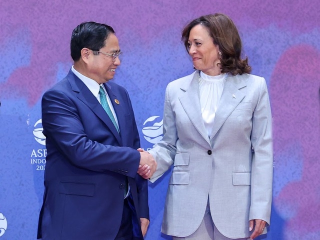 Thủ tướng Chính phủ Phạm Minh Chính gặp với Phó Tổng thống Hoa Kỳ Kamala Harris  