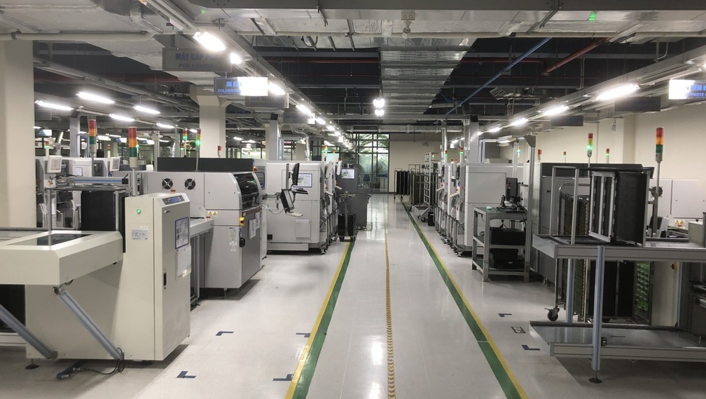 Khu vực sản xuất Công nghệ Cao - SMT tại Nhà máy Sản xuất Điện tử thuộc Công ty VNPT Technology