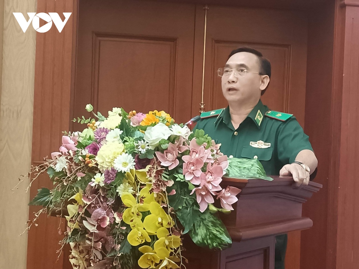 Thiếu tướng Đỗ Ngọc Cảnh - Cục trưởng Cục phòng chống ma túy và tội phạm BĐBP tổng kết lại quá trình phá án
