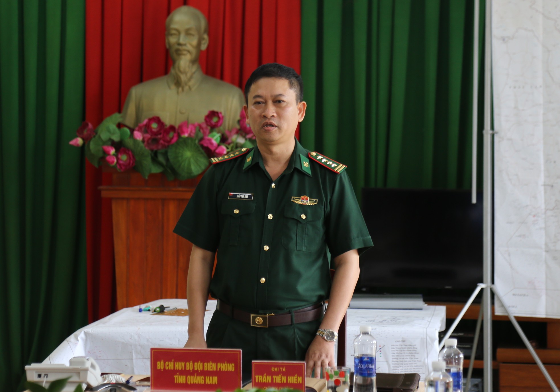 Đại tá Trần Tiến Hiền - Chỉ huy trưởng Bộ đội Biên phòng tỉnh Quảng Nam.