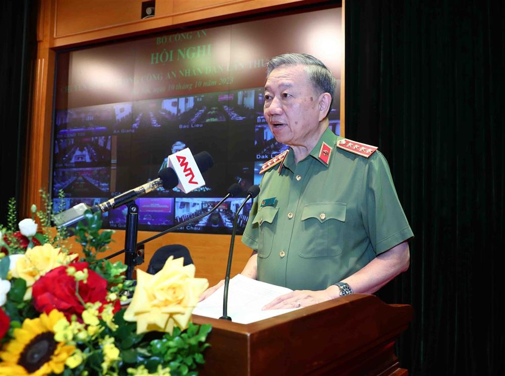 Bộ trưởng Tô Lâm phát biểu tại Hội nghị.