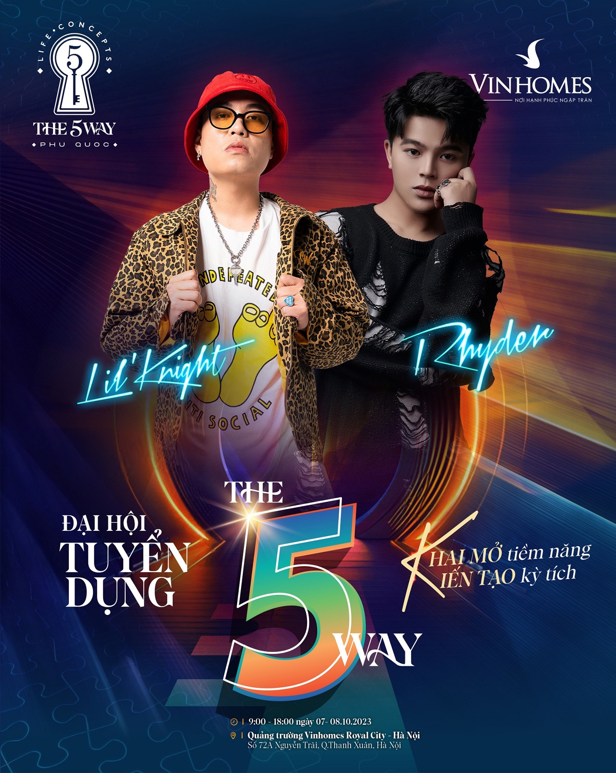 Rapper LK và Rhyder sẽ có mặt tại Đại hội Tuyển dụng “The 5Way