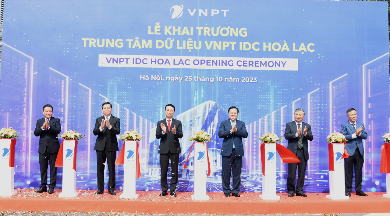 Chính thức khai trương Trung tâm dữ liệu VNPT IDC Hòa Lạc