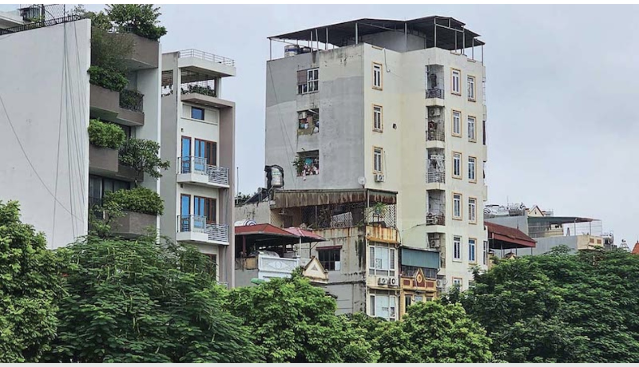 Một chung cư mini tại Hà Nội