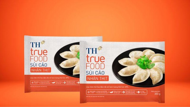 Sủi cảo TH true FOOD có nhân thịt, nhân tôm và nhân thịt phô mai với hương vị đậm đà, ngọt thơm từ tự nhiên