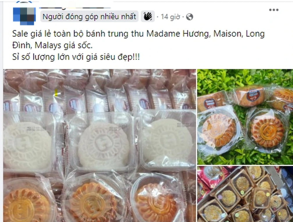 Cửa hàng bánh trung thu online ngày càng phổ biến (Ảnh chụp màn hình).