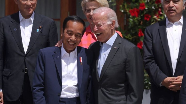 Tổng thống Indonesia Joko Widodo và Tổng thống Mỹ Joe Biden