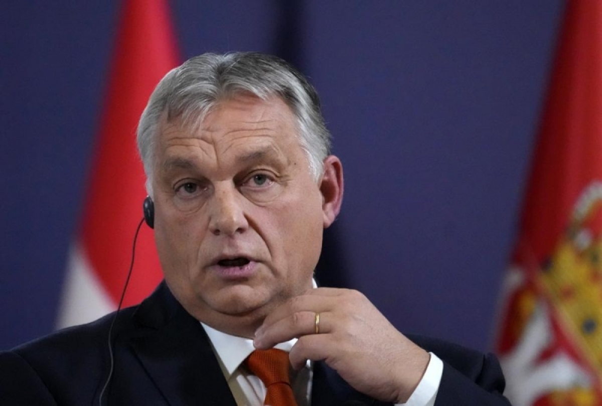 Thủ tướng Hungary Orban. Ảnh AP