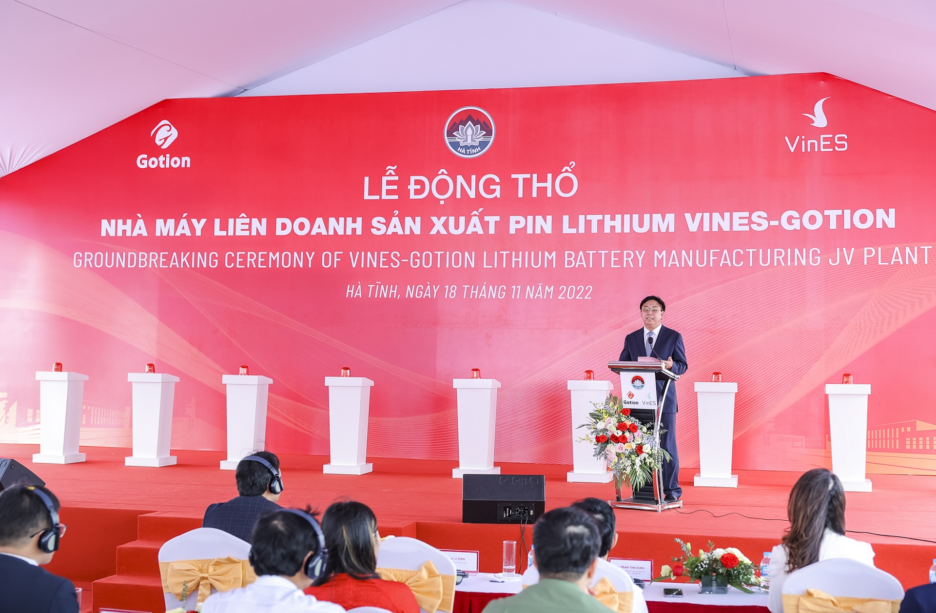 Chủ tịch Tập đoàn Gotion High-Tech Li Zhen đánh giá cao quan hệ đối tác chiến lược giữa Vingroup và Gotion trong lĩnh vực năng lượng mới.