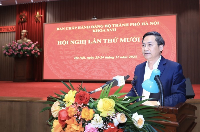Phó Chủ tịch UBND Thành phố Hà Minh Hải phát biểu tại Hội nghị