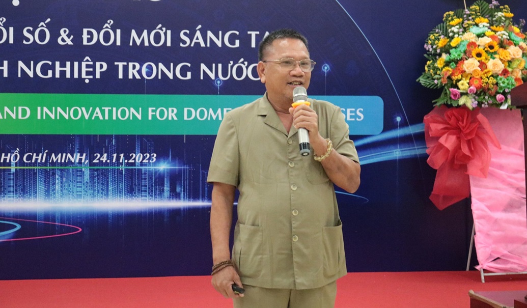 Chủ tịch Hiệp hội Doanh nghiệp KH&CN Việt Nam Hoàng Đức Thảo