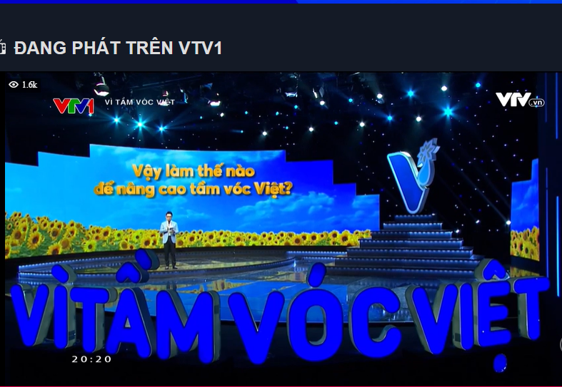 Số đầu tiên của chương trình, với chủ đề “Vì tầm vóc Việt”, được phát sóng vào tối 25/11.