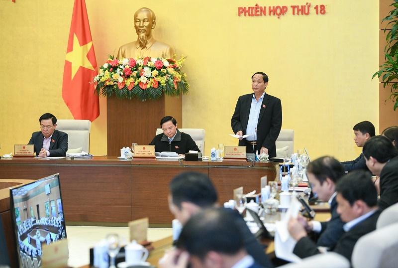 Thượng tướng Trần Quang Phương - Phó Chủ tịch Quốc hội điều hành Phiên họp