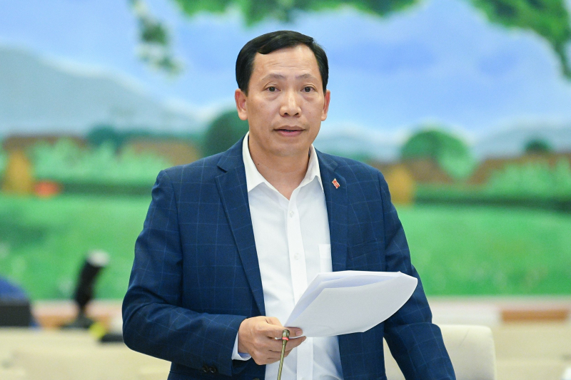 Thứ trưởng Lê Văn Tuyến báo cáo công tác của Bộ Công an