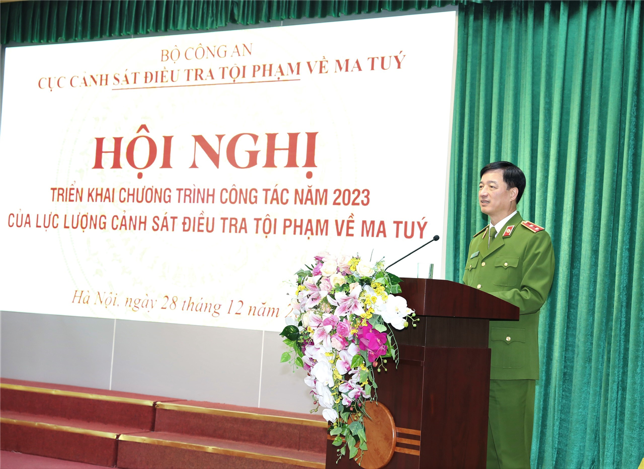Thứ trưởng Nguyễn Duy Ngọc phát biểu chỉ đạo tại Hội nghị.
