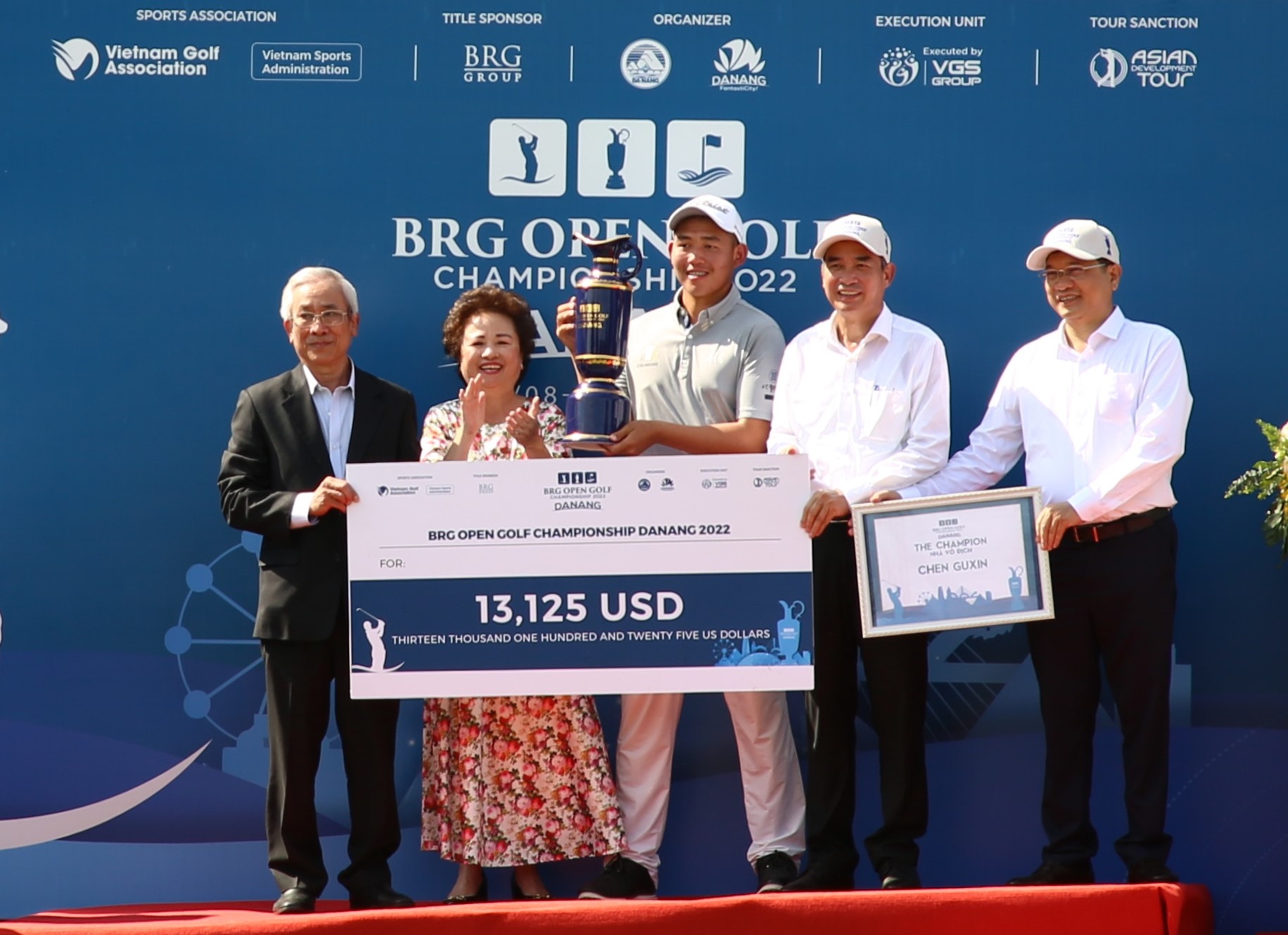 Gôn thủ người Trung Quốc, Chen Guxin đăng quang giải đấu BRG Open Golf Championship Danang 2022