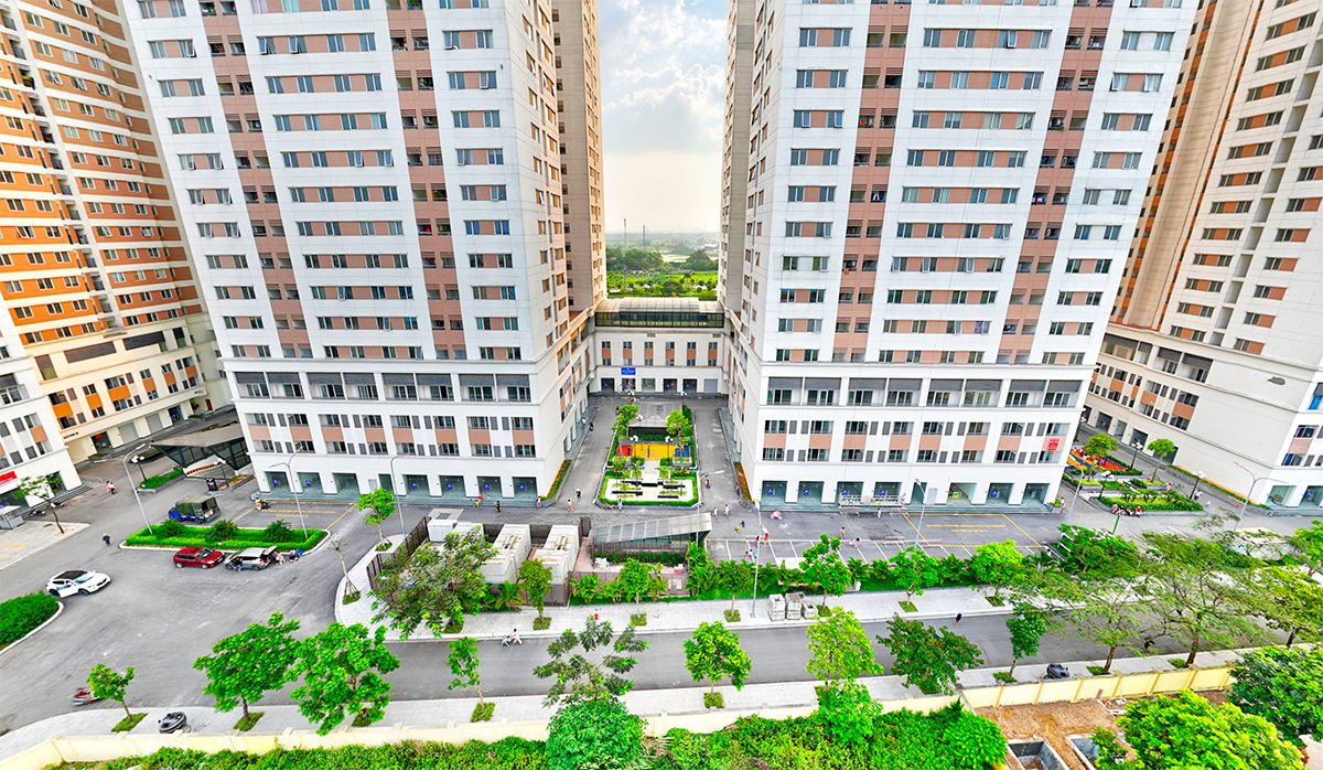 Nhiều không gian xanh và tiện ích nội khu hiện đại tại Eurowindow River Park