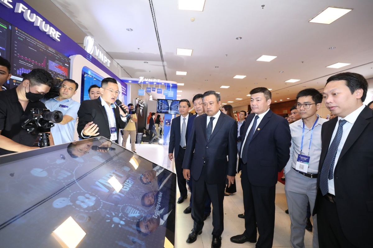 Gian trưng bày của VNPT tại Vietnam - Asia Smart City Summit 2023