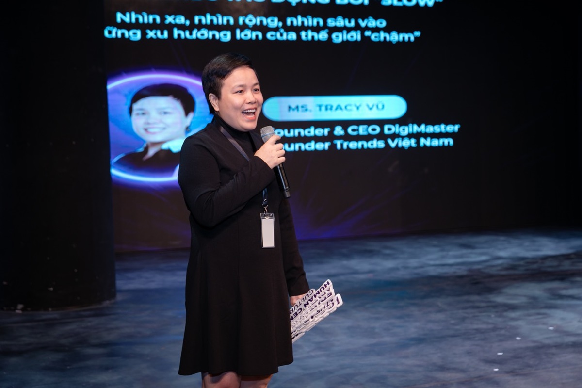 Theo bà Tracy Vũ, người sáng lập và CEO của DigiMaster và Trends Việt Nam: Các Xu hướng Mega Trends được phân thành hai nhóm lớn: Nhóm Mục tiêu và bốn nhóm Yếu tố hình thành.
