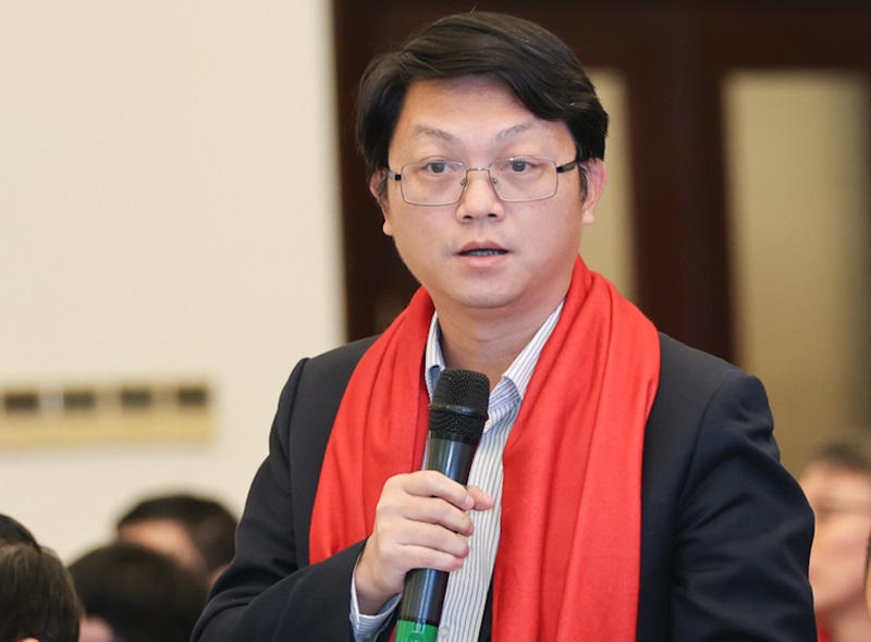 Ông Nguyễn Quốc Khánh - Phó Trưởng ban công nghệ Tập đoàn VNPT phát biểu