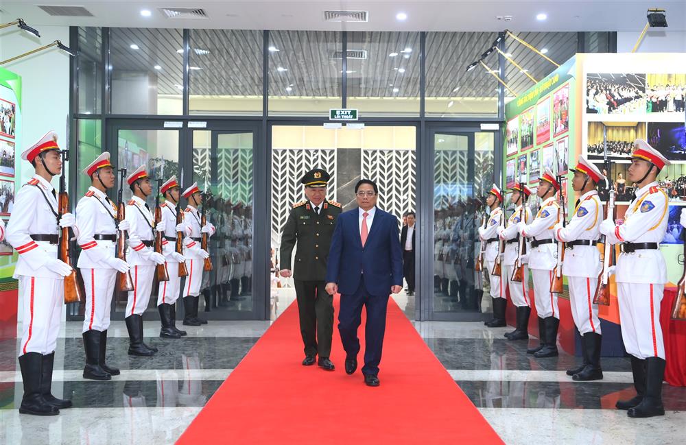 Thủ tướng Chính phủ Phạm Minh Chính đến dự Hội nghị Công an toàn quốc lần thứ 79