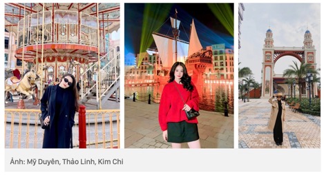 Những hình ảnh check in Giáng sinh taị Mega Grand World Hà Nội ngập tràn mạng xã hội