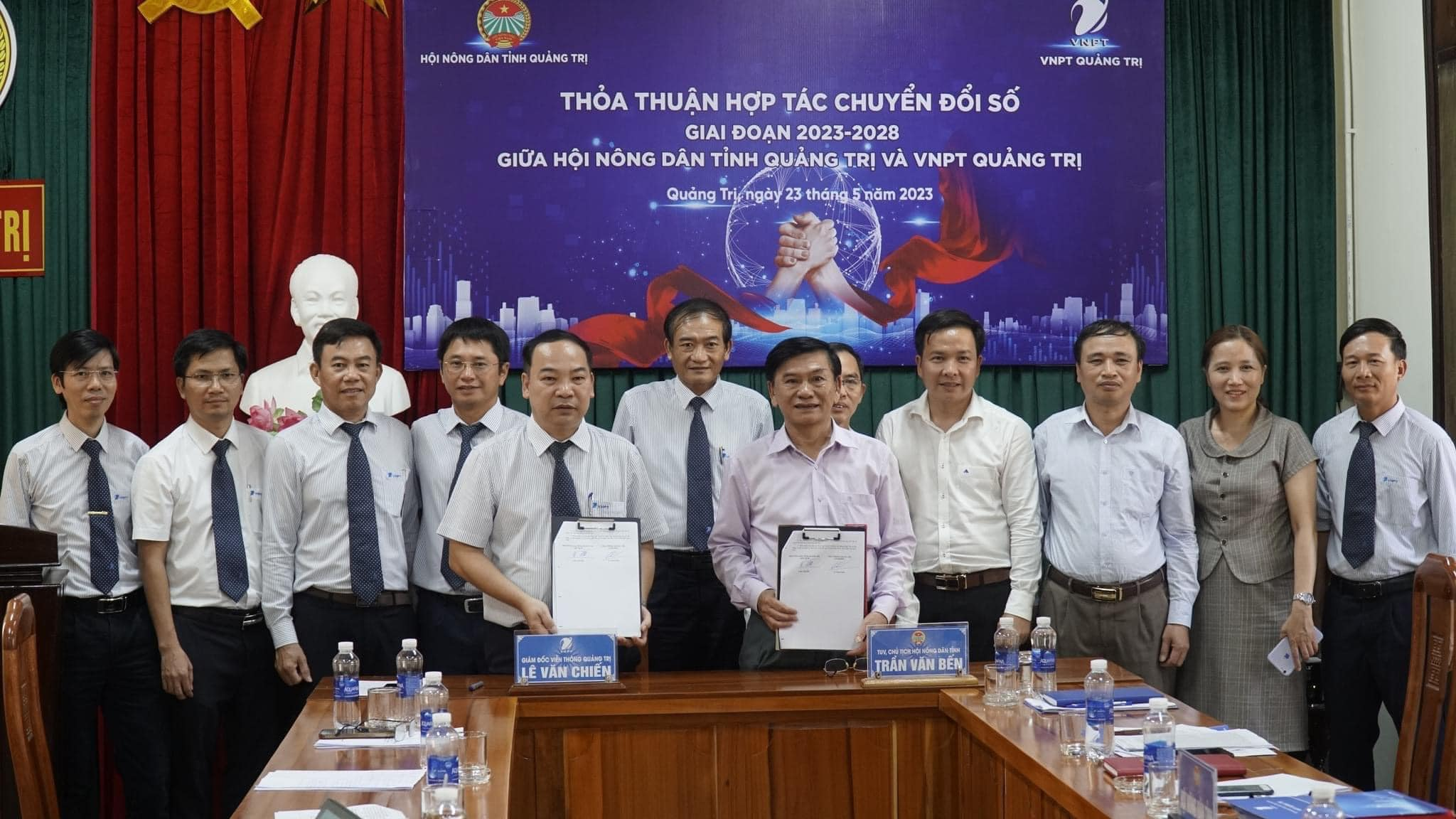 VNPT Quảng Trị và Hội Nông dân tỉnh Quảng Trị, ký kết thoả thuận hợp tác Chuyển đổi số giai đoạn 2023-2028