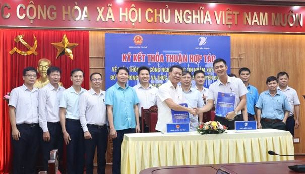 VNPT Bắc Giang ký thỏa thuận hợp tác với UBND huyện Yên Thế
