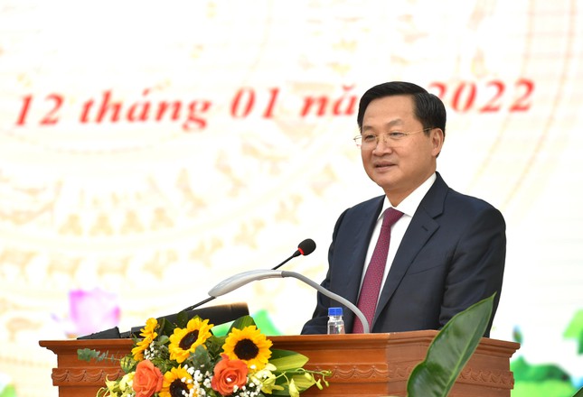 Phó Thủ tướng Lê Minh Khái: Trong bối cảnh dịch bệnh COVID-19 diễn biến phức tạp, ngành thanh tra đã triển khai nhiều biện pháp linh hoạt, bảo đảm kế hoạch, hoàn thành tốt các nhiệm vụ được giao. Ảnh VGP/Quang Thương