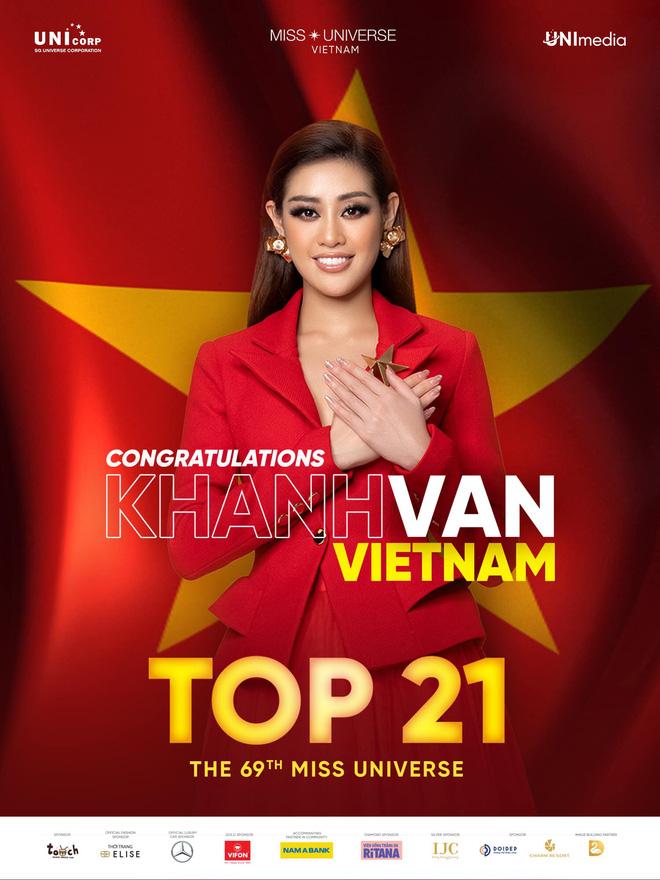 Đại diện Việt Nam - Hoa hậu Khánh Vân dừng chân ở Top 21