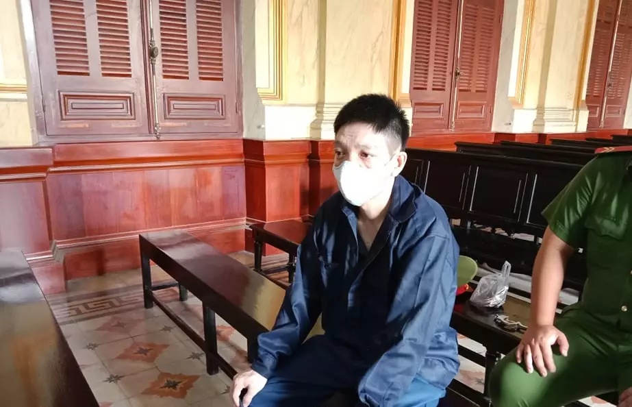 Bị cáo Đinh Thanh Bình tại tòa