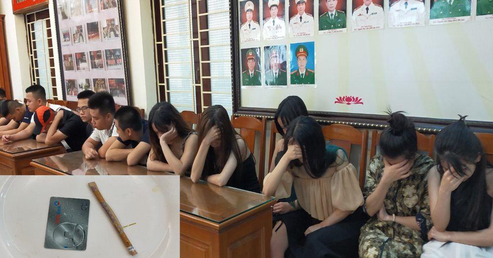 Các đối tượng tại cơ quan công an