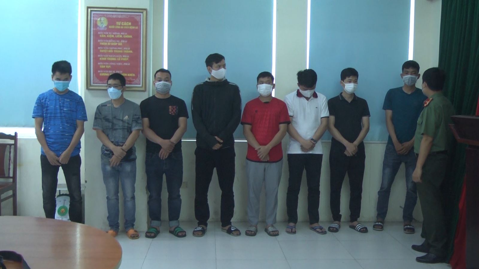 Các đối tượng tại cơ quan điều tra