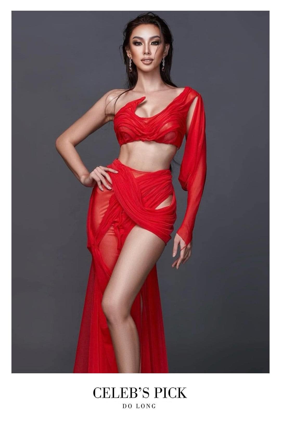 Hoa hậu Thùy Tiên quyến rũ trong thiết kế cắt xẻ gợi cảm - Ảnh 4.