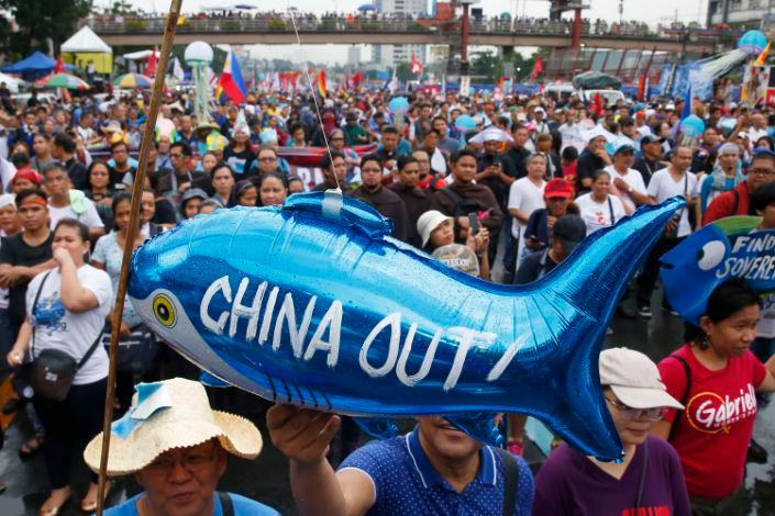 Người dân Philippines biểu tình phản đối những hành động của Trung Quốc ở Biển Đông