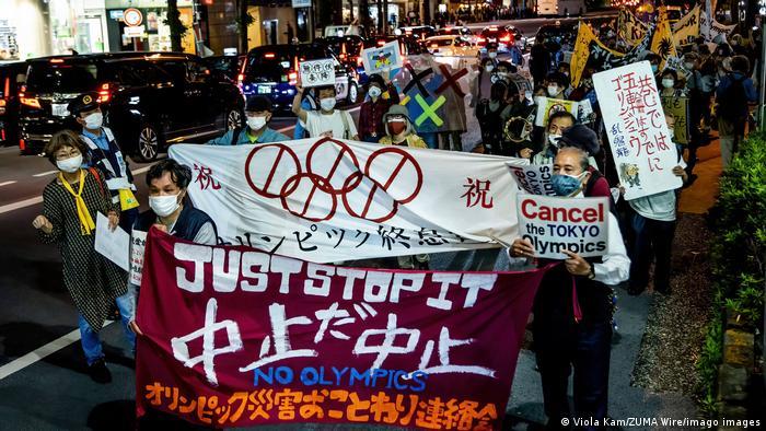 Áp lực đang gia tăng đòi hủy Thế Vận hội Olympic Games ở Nhật Bản.