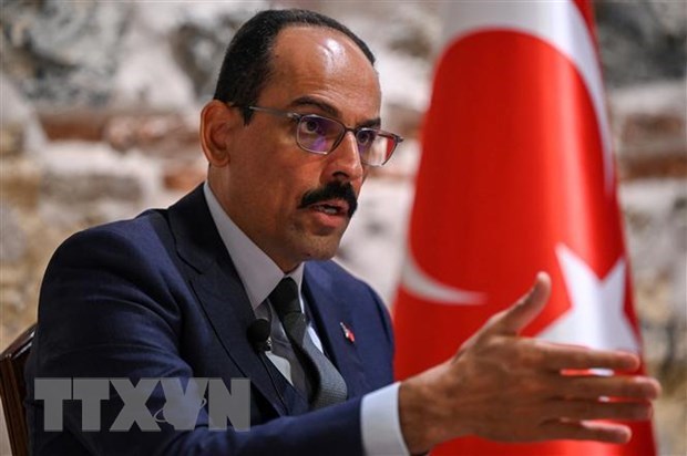 Người phát ngôn Phủ Tổng thống Thổ Nhĩ Kỳ, ông Ibrahim Kalin. (Ảnh: AFP/TTXVN)