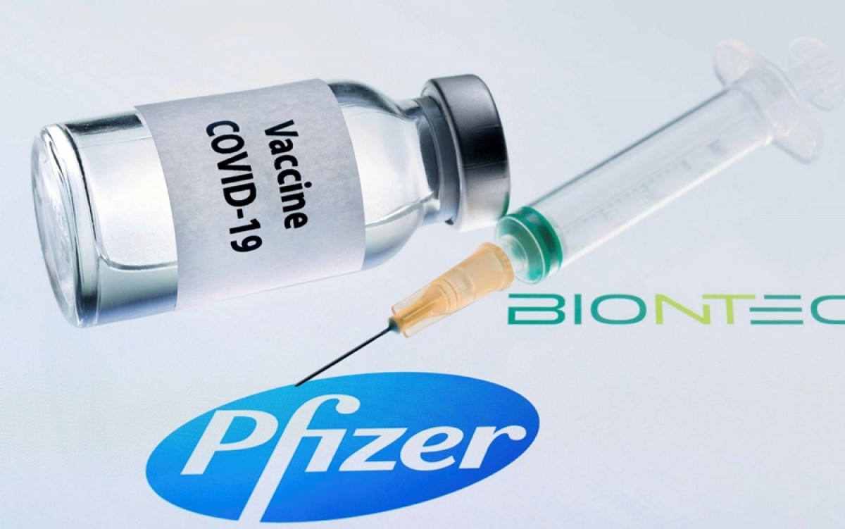 Vaccine ngừa Covid-19 của Pfizer. Ảnh: Financial Times.