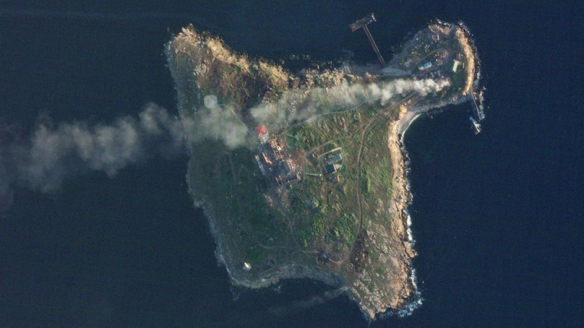 Đảo Rắn có ý nghĩa chiến lược với cả Nga và Ukraine. Ảnh: BBC