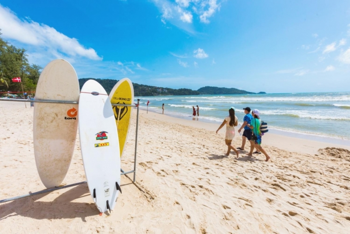 Đảo Phuket ở miền Nam Thái Lan nổi tiếng với nhiều bãi biển đẹp.Ảnh: Bangkok Post