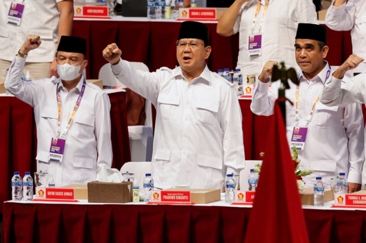Bộ trưởng Quốc phòng Indonesia ra tranh cử tổng thống lần 3. Nguồn: Reuters