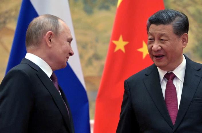 Chủ tịch Trung Quốc Tập Cận Bình và Tổng thống Nga Vladimir Putin 