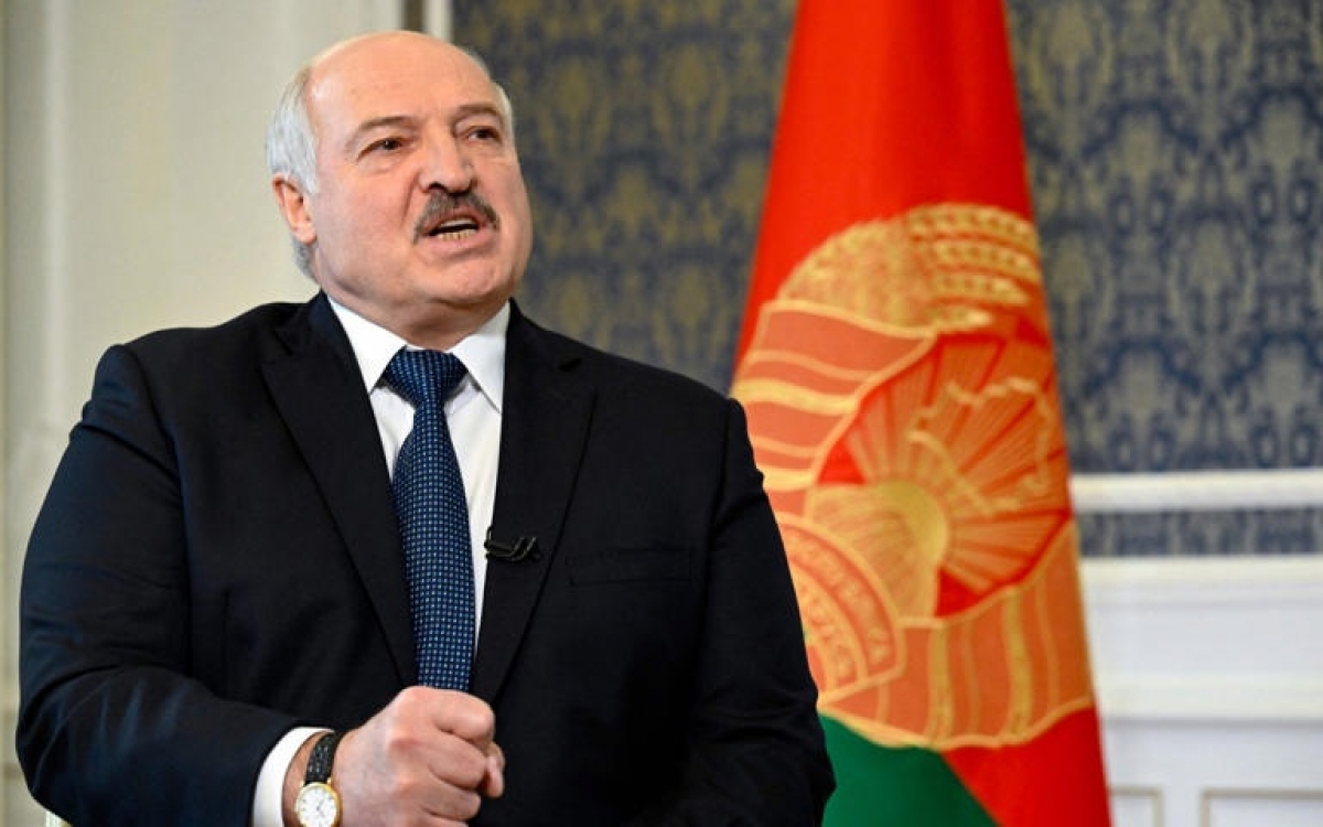 Tổng thống Belarus Lukashenko. Ảnh: AFP.